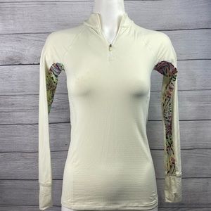 Noble Outfitters Ashley performance long sleeve shirt yellow size XS